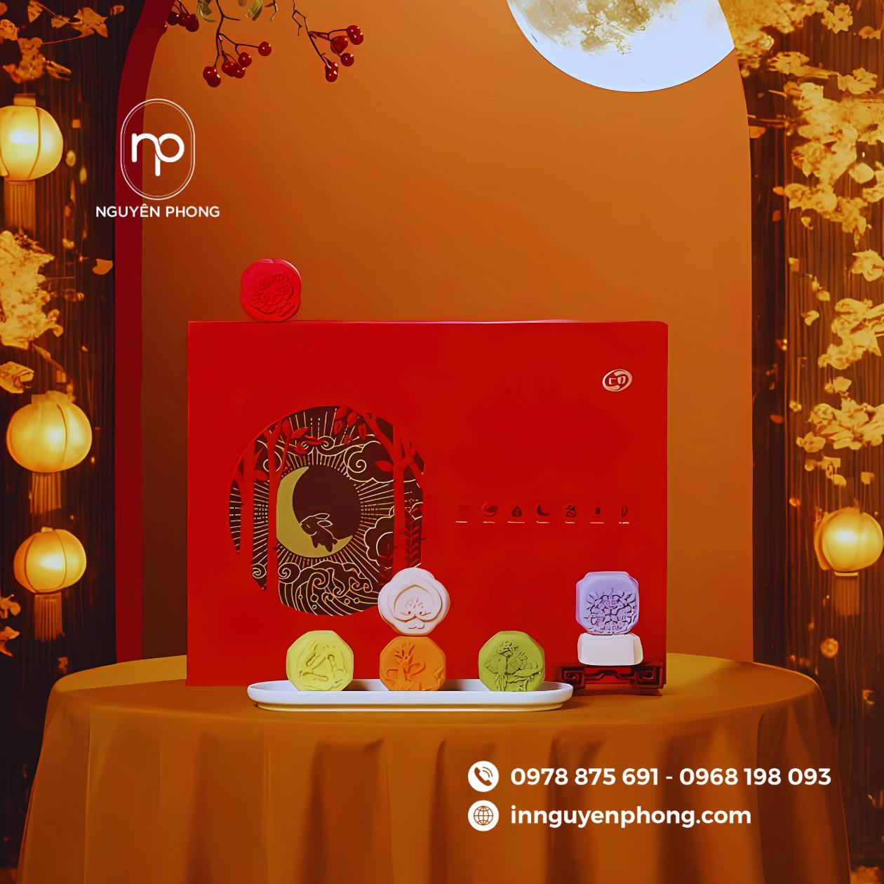 Mẫu hộp đựng bánh trung thu